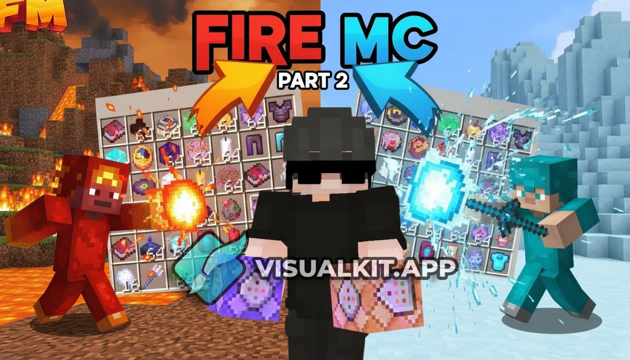 Add My Skin in This — Fire MC Part 2 Minecraft Thumbnail Reveal