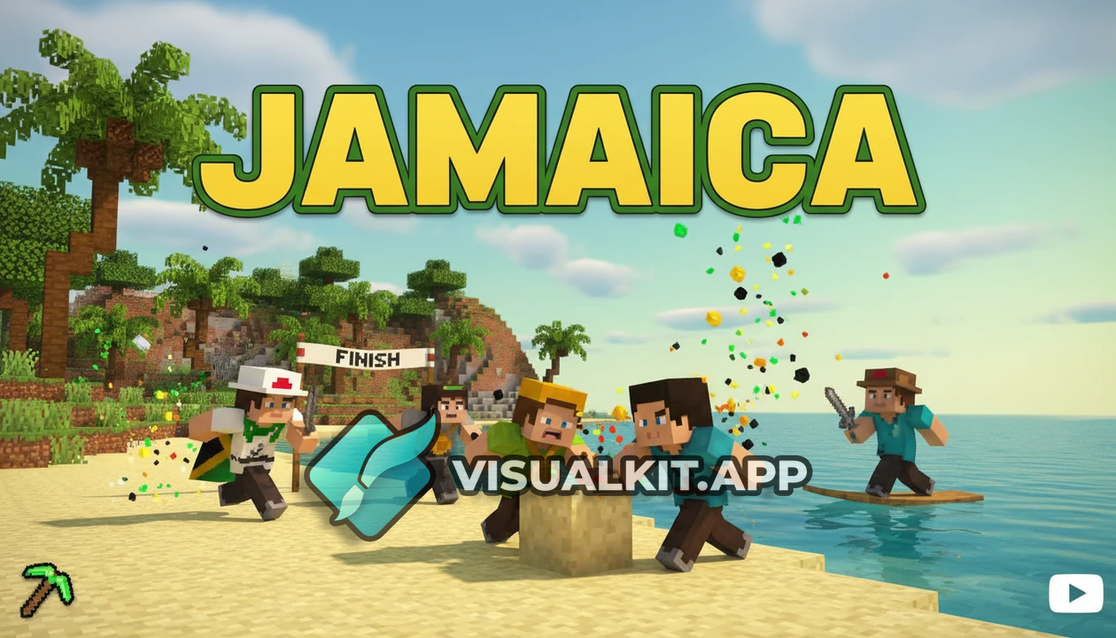 Jamaica in Minecraft — Tropical Island Build Thumbnail