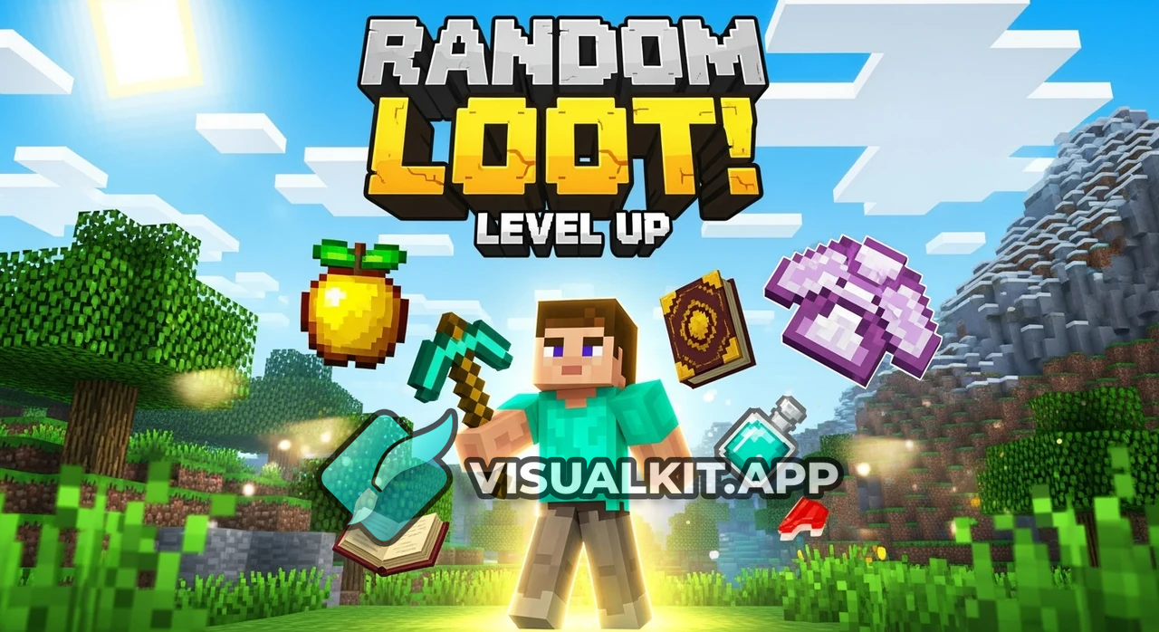 Minecraft: Random Loot Every Time You Level Up — Epic Drops