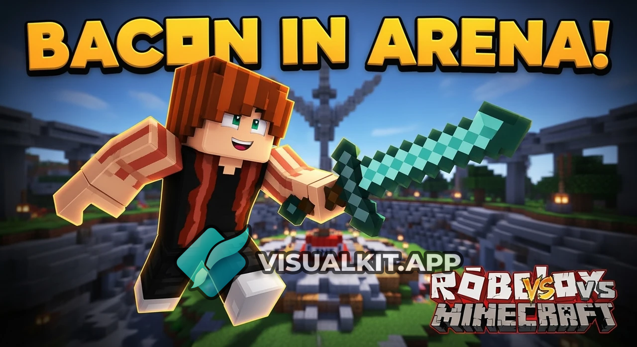Bacon Roblox Avatar in Rivals Arena Map Minecraft Art