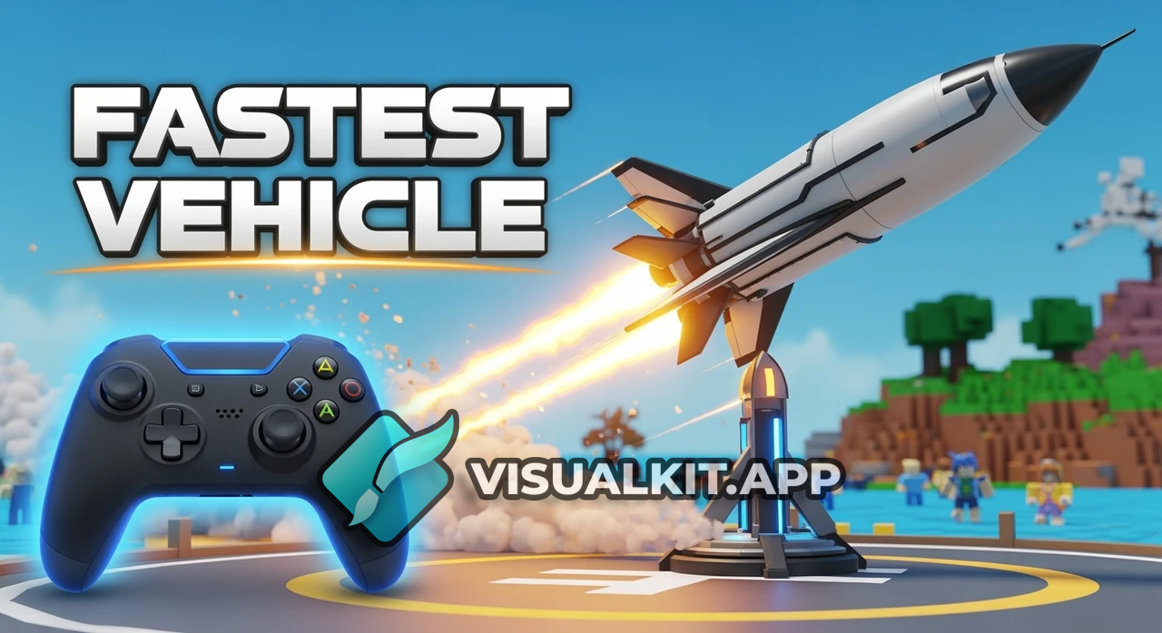 Worlds Fastest Vehicle in Roblox Rocketship | Game Controller