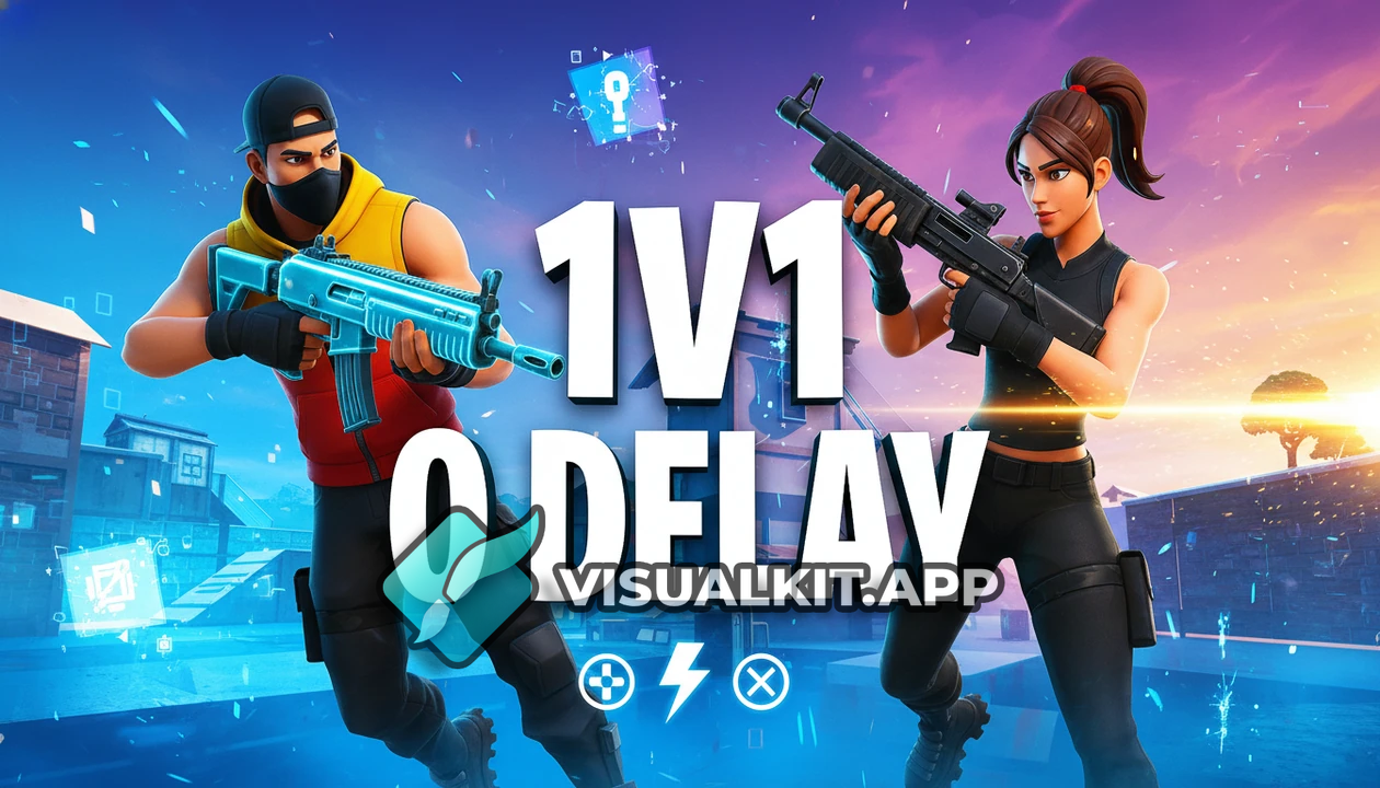 make it in 16:9 format - Fortnite cinematic thumbnail mockup