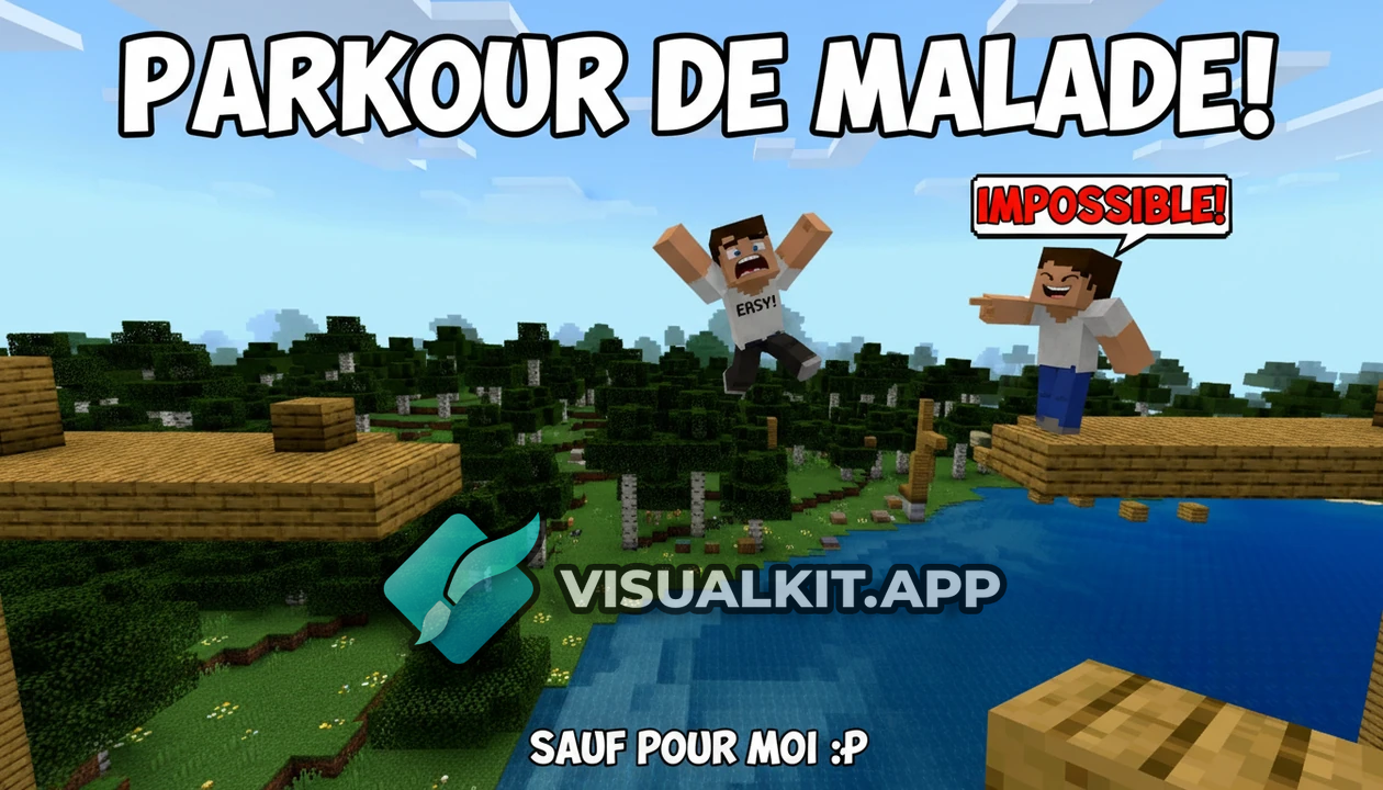 Un jumping avec un skin qui dit impossible — Minecraft