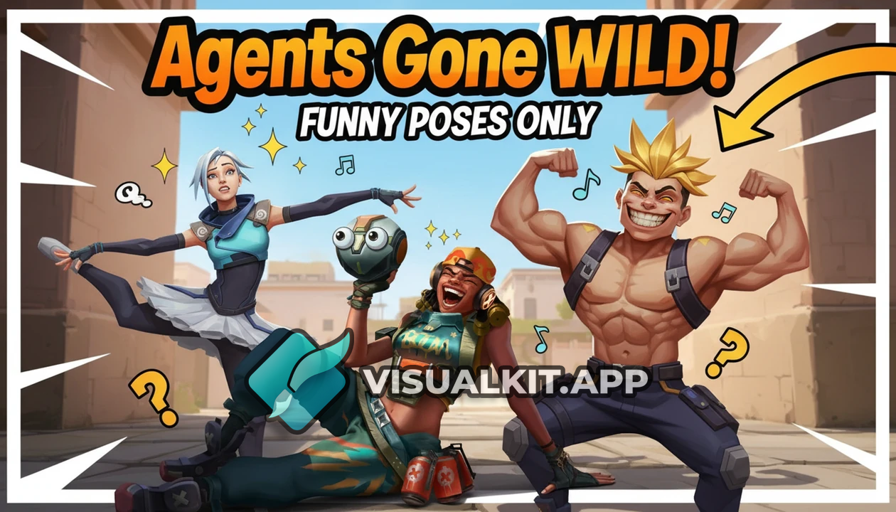 Valorant Agents Are Creating Funny Poses — Hilarious Agent Lineup