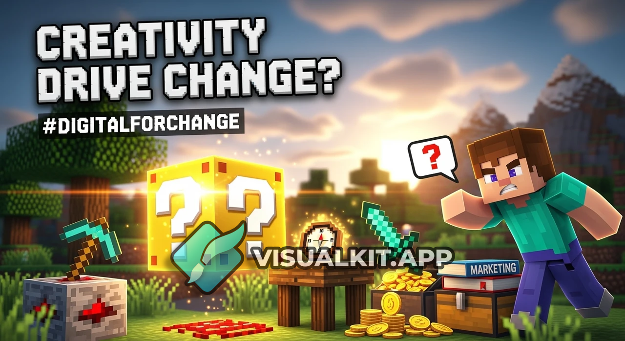 Minecraft: Can Creativity Drive Change? #DigitalForChange