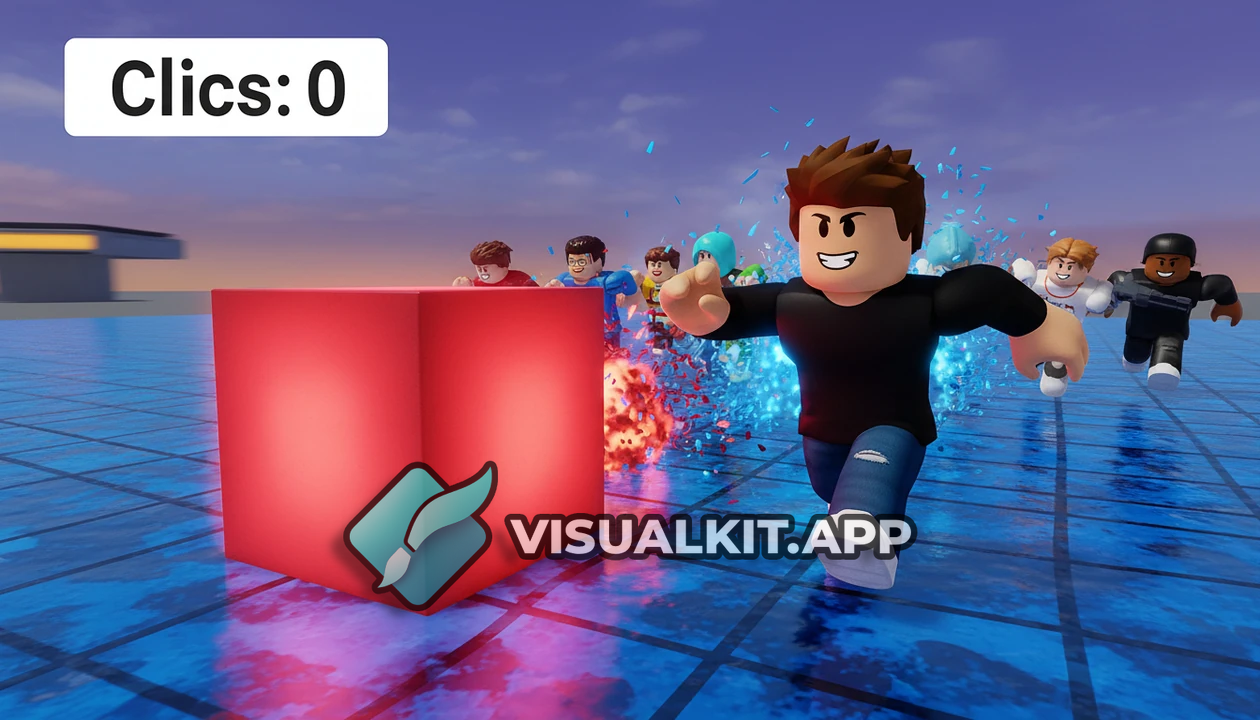 JE veux le block sois rouge, terre bleue, personne vraie - Roblox