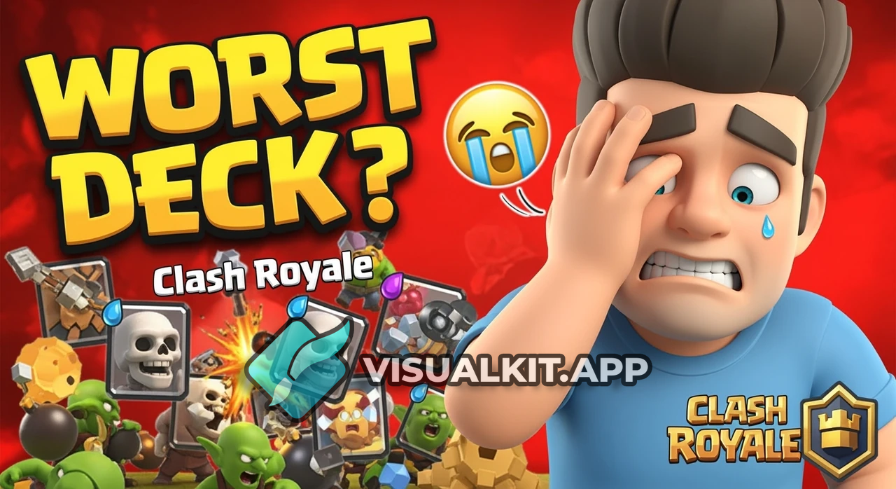 Trying Out the Worst Deck in Clash Royale - Ultimate Fails