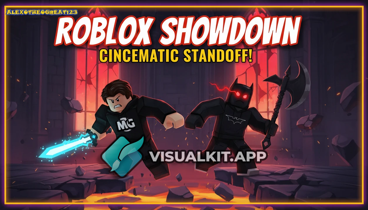 عايز الشخصية ب وقوف سنمائي — لقطة روبلوكس سينمائية احترافية