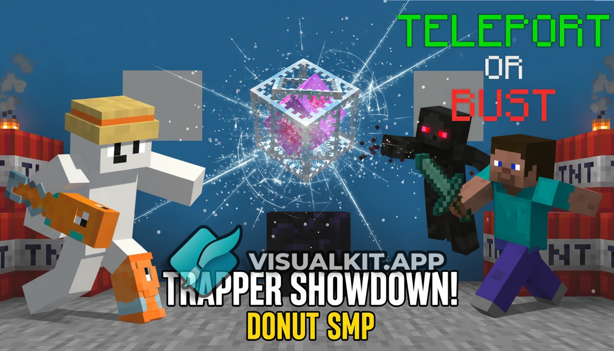 Teleporting to Trappers on DonutSMP - Teleport or Bust