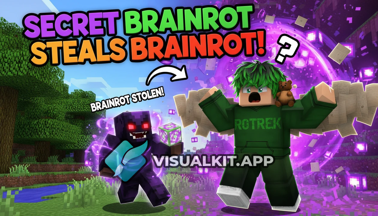 Minecraft: He's Shocked by a Secret Brainrot Steal
