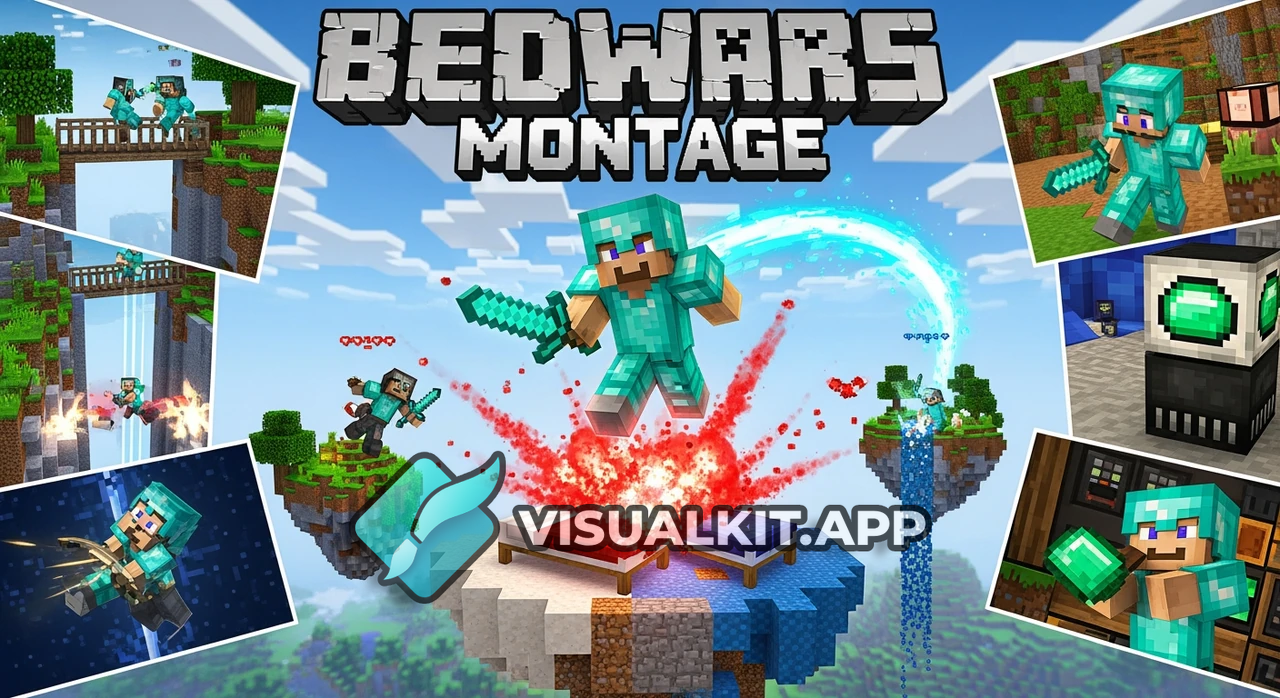 Montage for Minecraft Bedwars - Epic PvP Highlight Reel