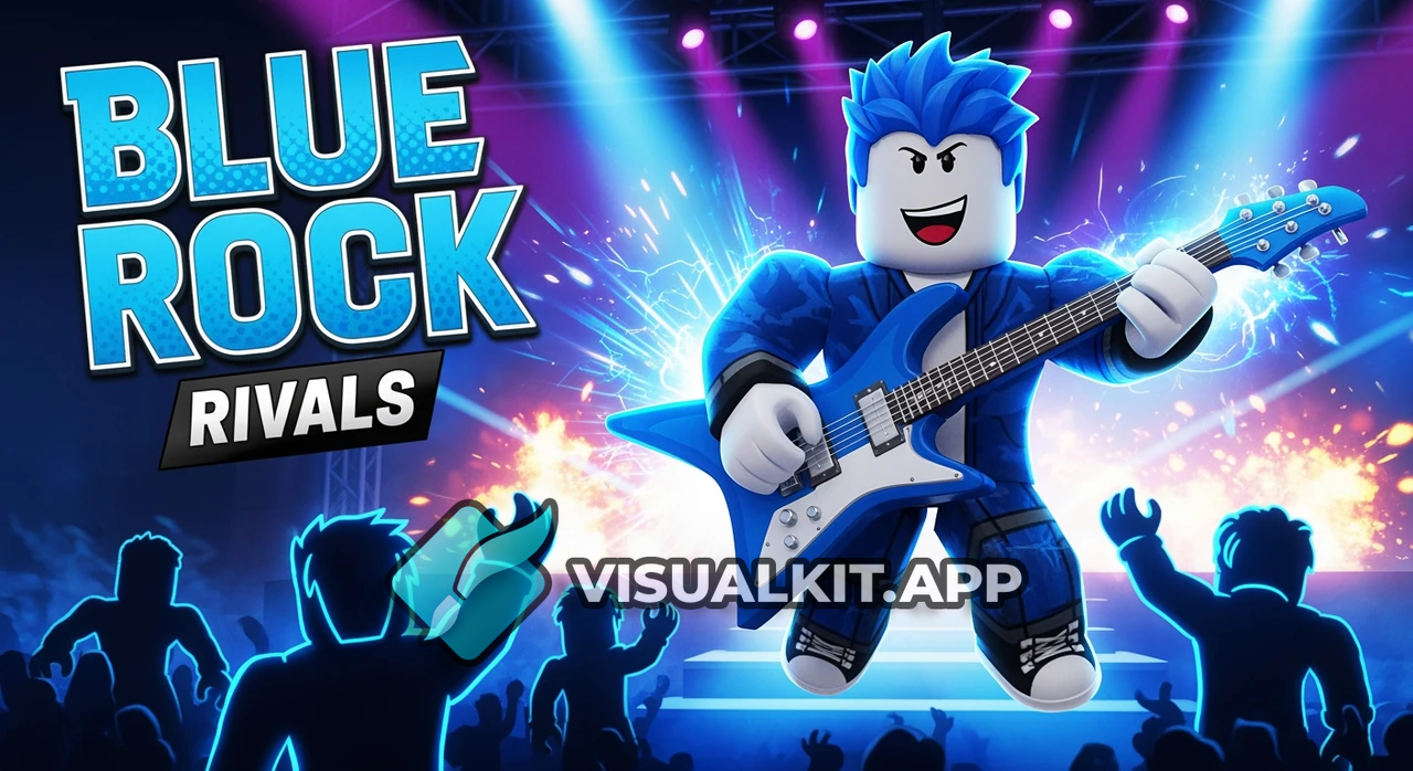 Roblox Character Playing Blue Rock Rivals — Epic Match Reveal