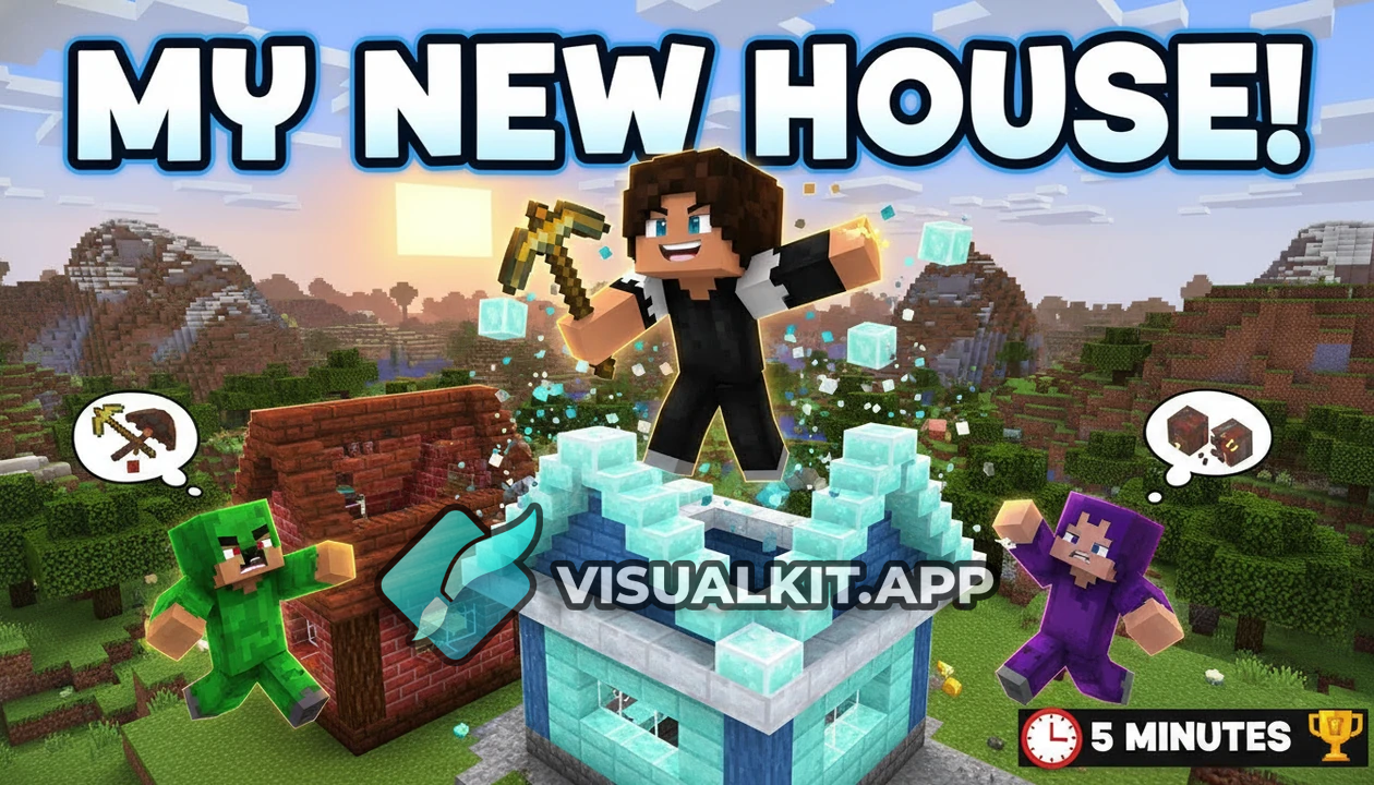This Is My Skin — Building a Minecraft House Thumbnail