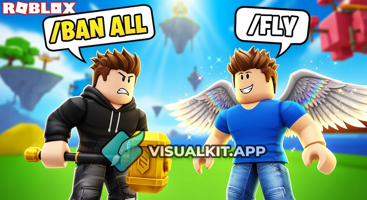 Roblox: Two Guys Say '/ban all' and '/fly' — They Get Beloved Items