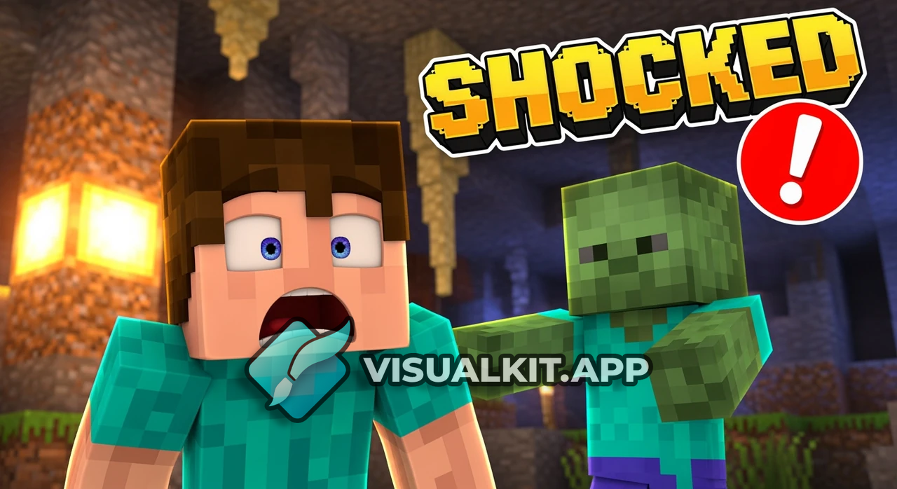 My Minecraft Skin Shocked by Zombies — Epic Reaction