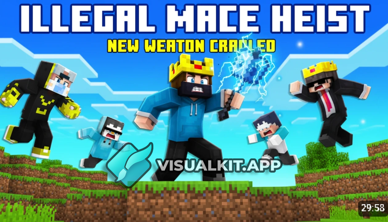 Minecraft: Person Holding the Mace — Swap Character Guide