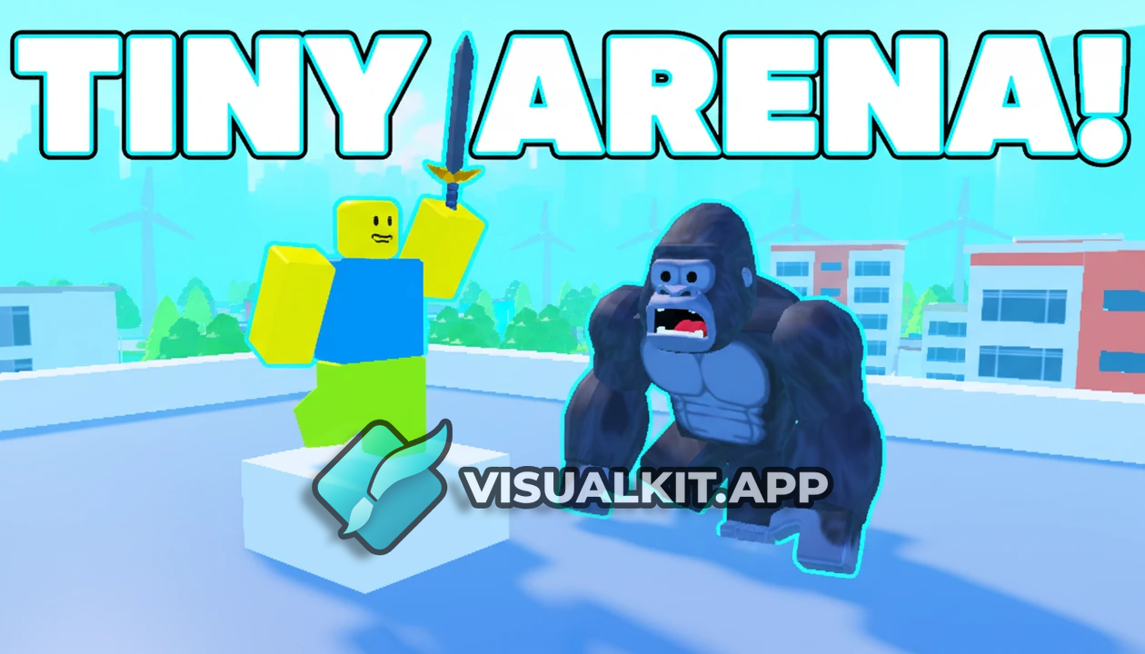 Roblox Tiny 1x1 Block Area - Giant Gorilla vs Noob (VisualKit)