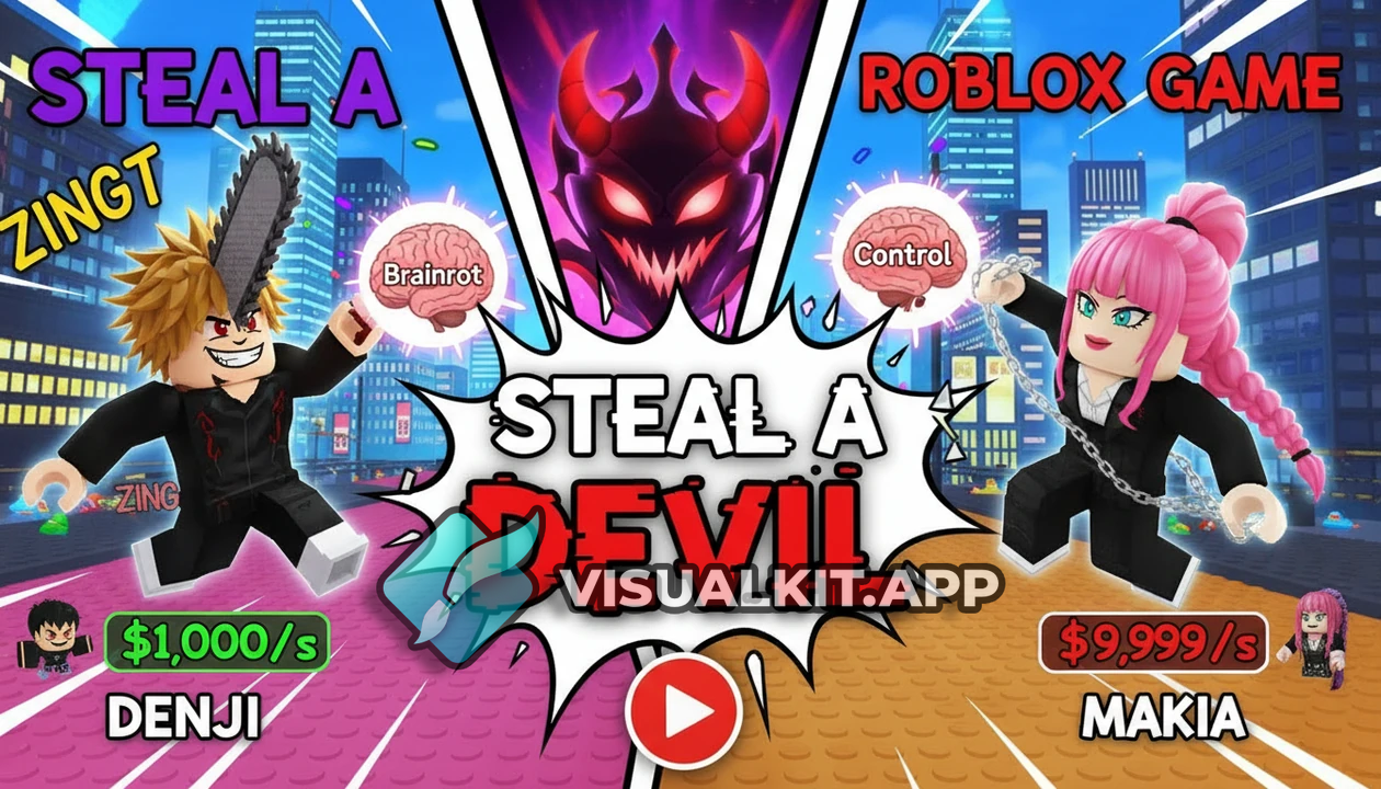 Roblox - Steal a Devil - Steal Chainsaw Man Characters