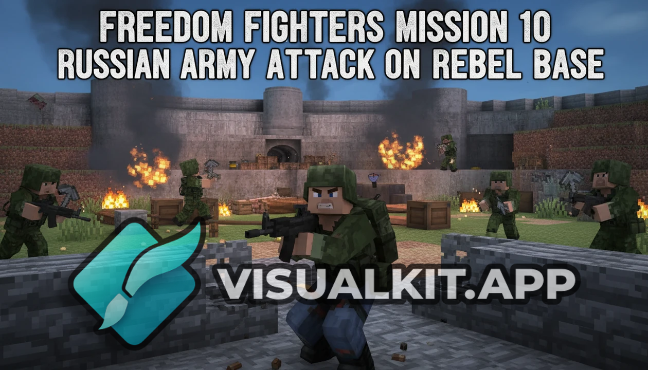 Create a same like this screenshot Minecraft: FREEDOM FIGHTES 10