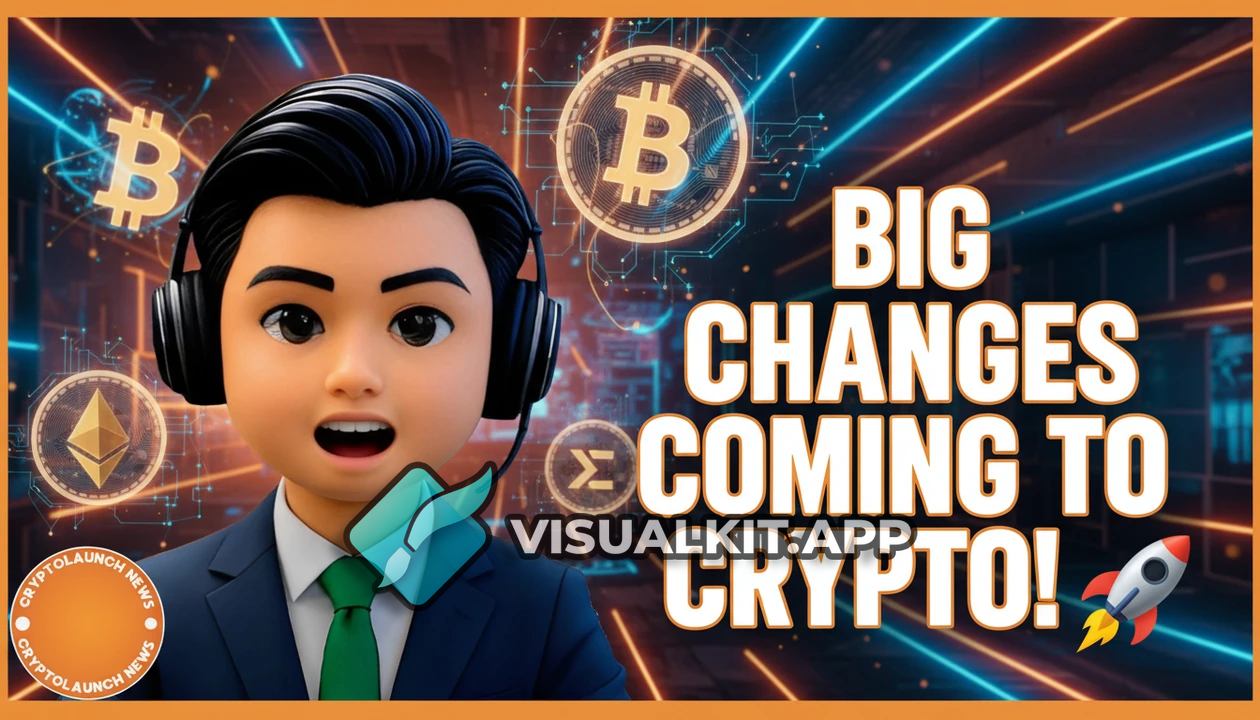Create a 16:9 YouTube Thumbnail for Cryptolaunch News