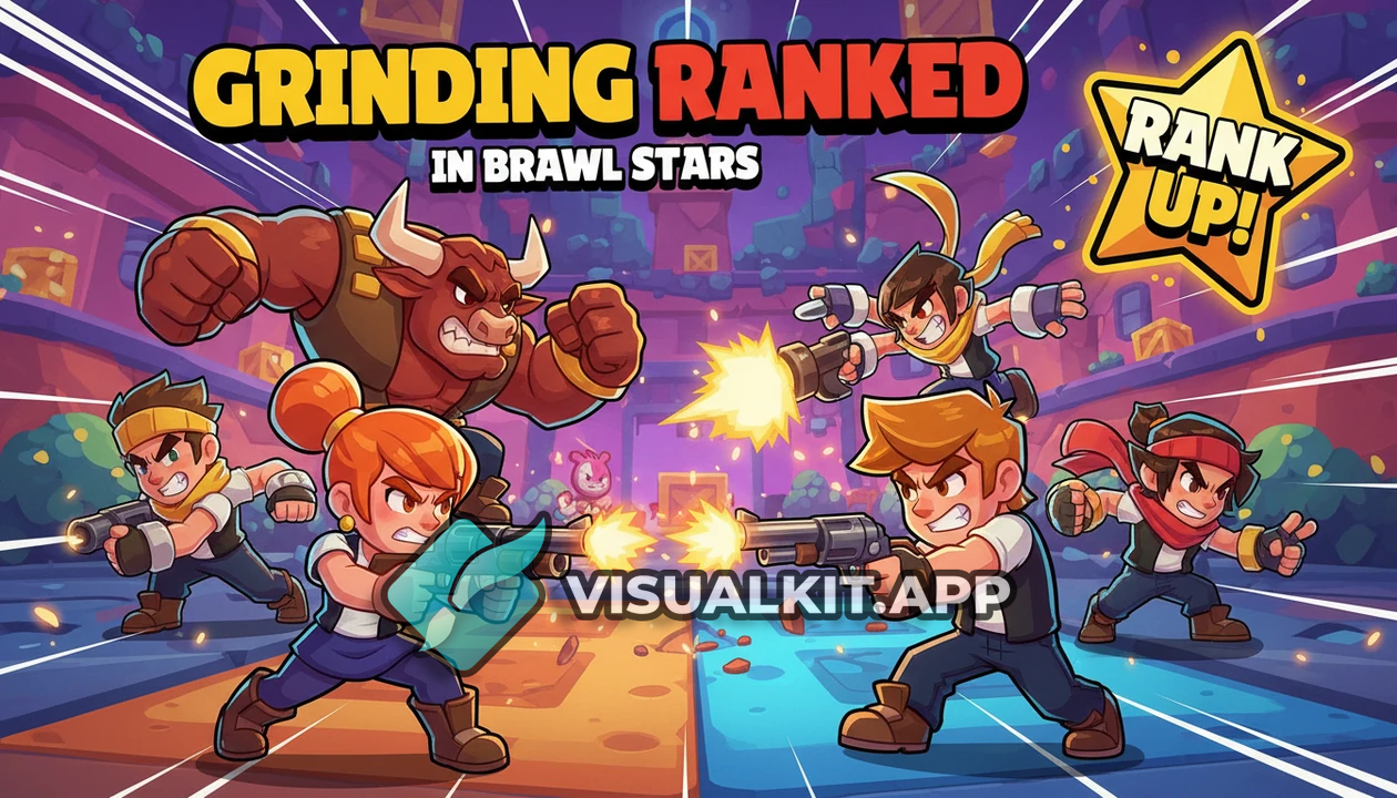 Grinding Ranked in Brawl Stars — Epic Trophy Grind Scene