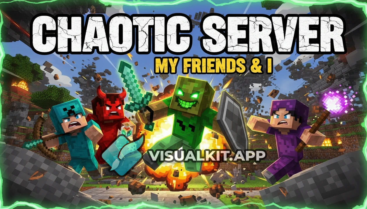Minecraft Chaotic Friends Server — My Skin Revealed Action
