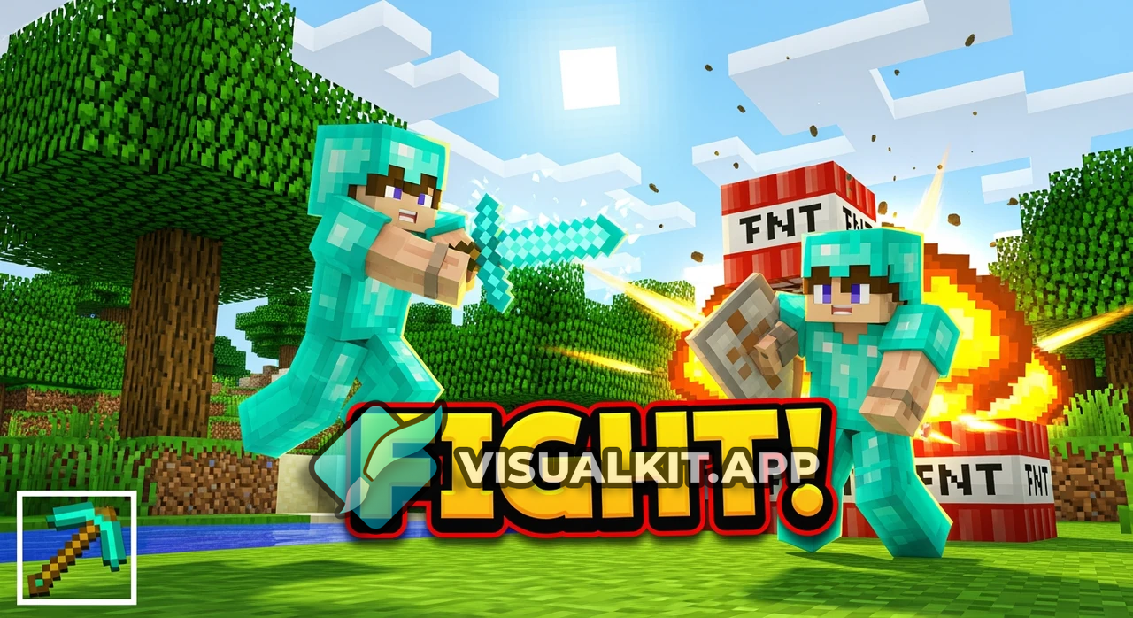 Me vs Friend on Minecraft Bedrock Edition - Epic PvP Fight