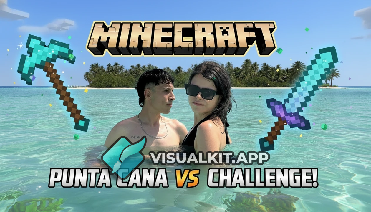 Viaje de Punta Cana en pareja - Minecraft playa romántica