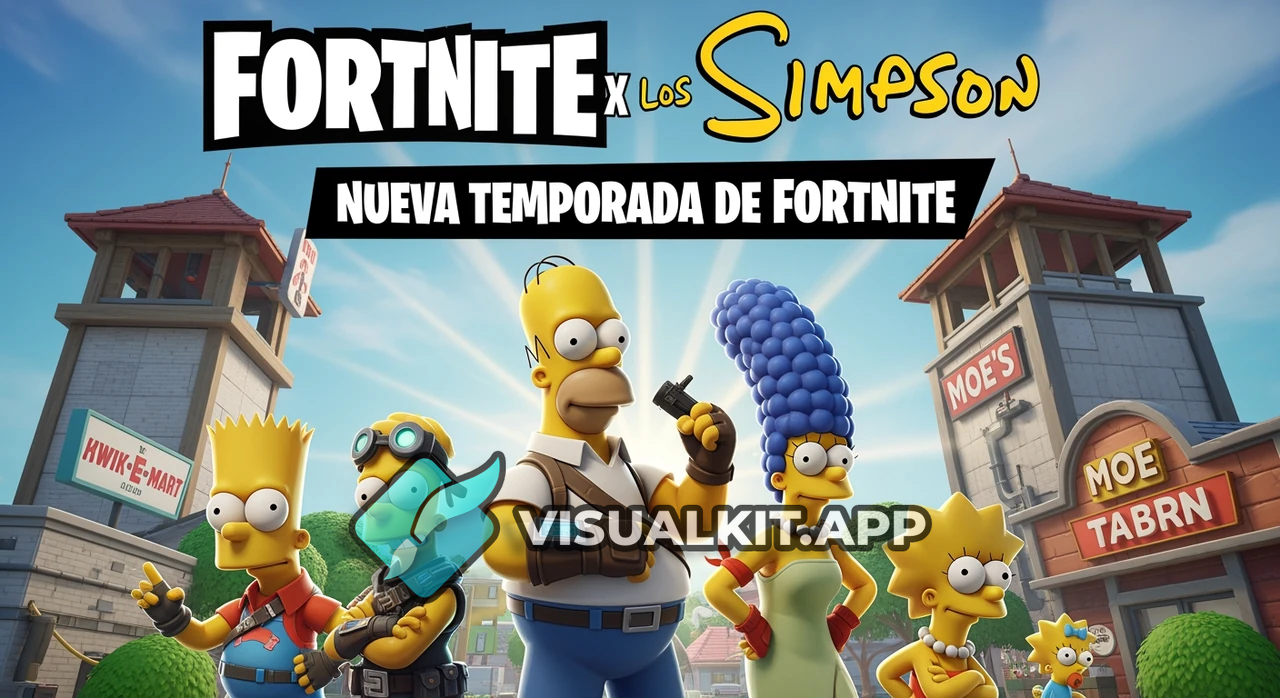 Miniatura Fortnite x Los Simpson — Nueva temporada estilo Simpsons