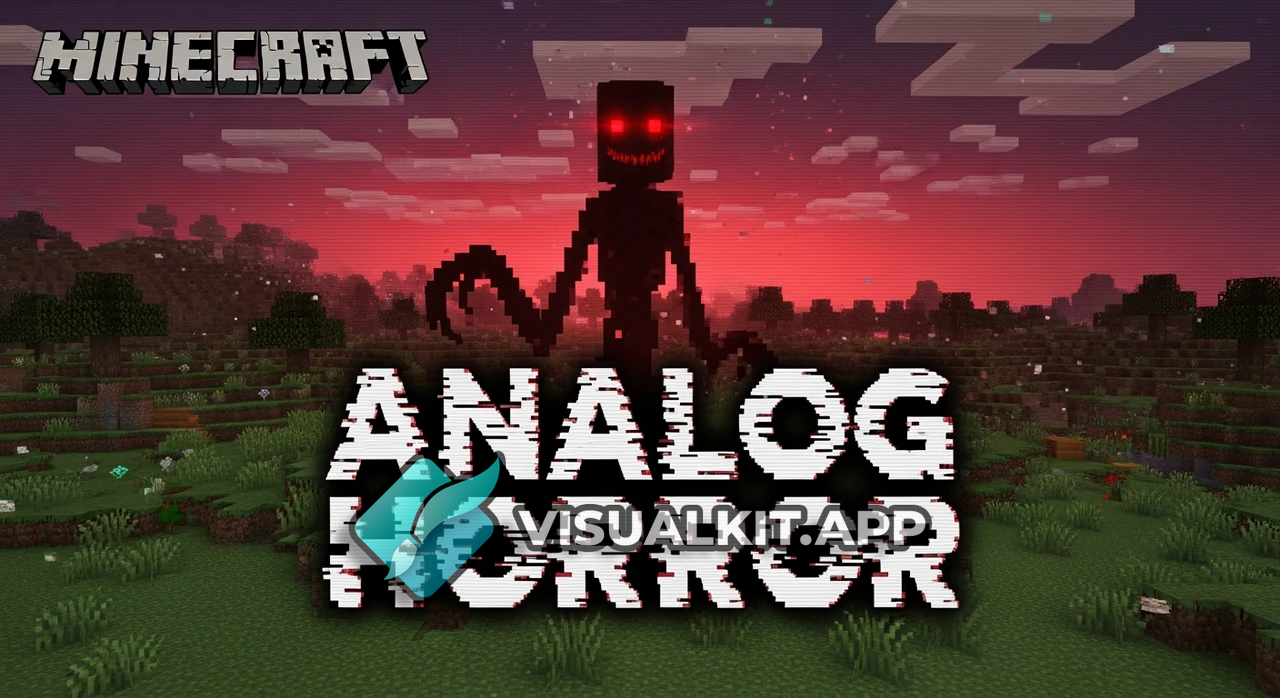 Mincraft Analog Horror - VHS Creeper Glitch Thumbnail