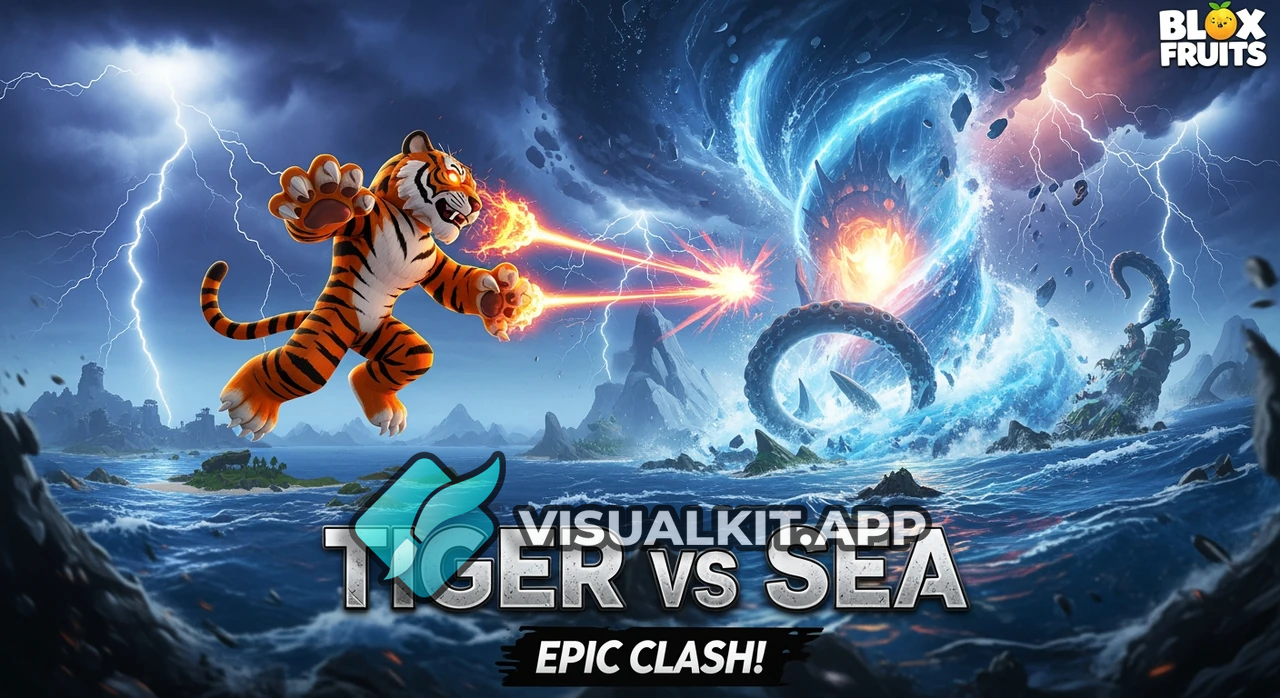 Roblox Blox Fruit Tiger vs Sea Event — Intense Thumbnail