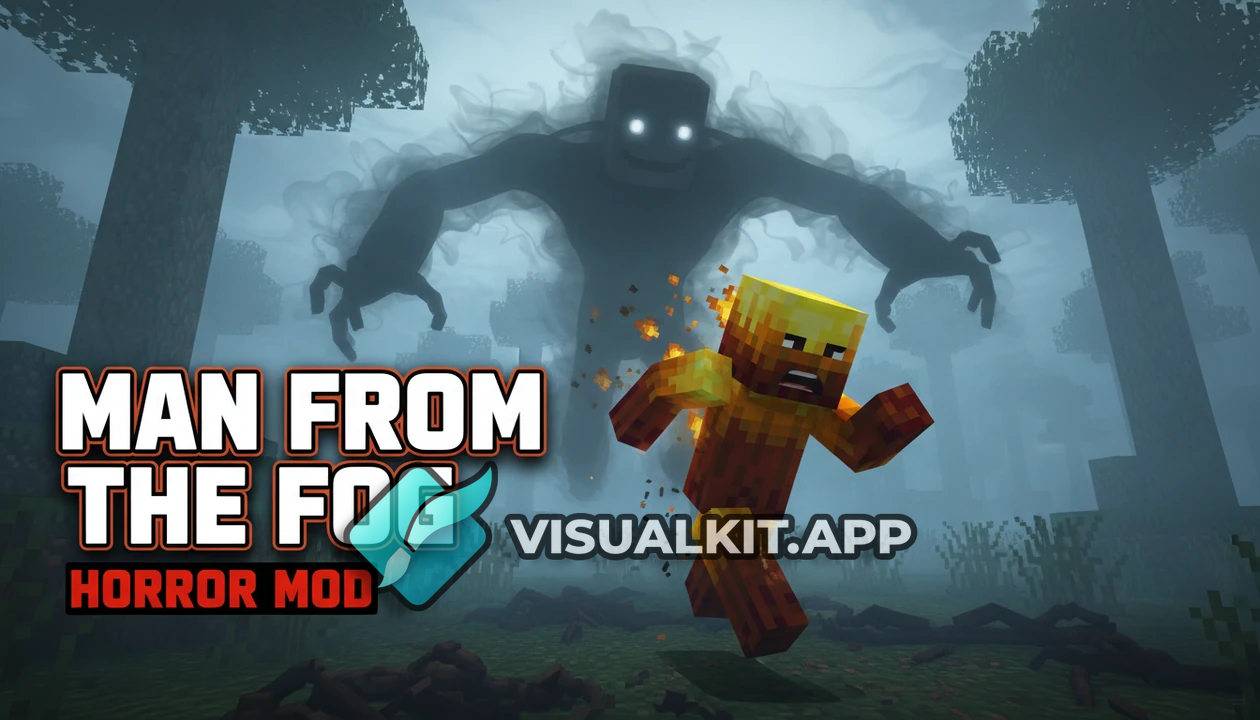 Free minecraft YouTube Thumbnail Template | VisualKit