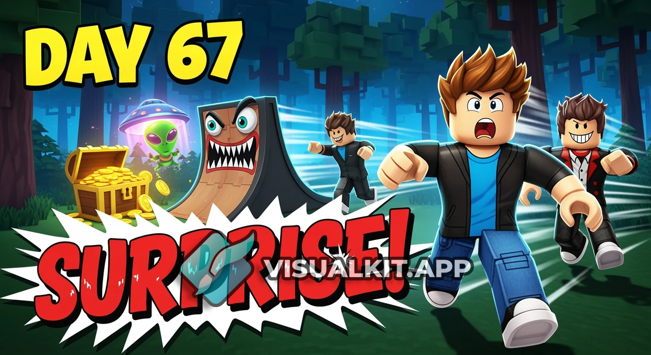 Dad & Sons 99 Nights Day 67 — Alien Ship Box, Culprit Chases Roblox