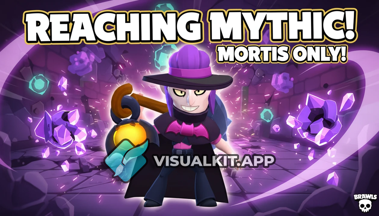 Reaching Mythic Rank but I Can Only Use Mortis! Brawl Stars