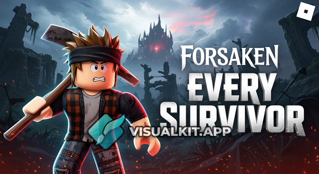 Roblox Forsaken — Playing as Every Survivor Challenge