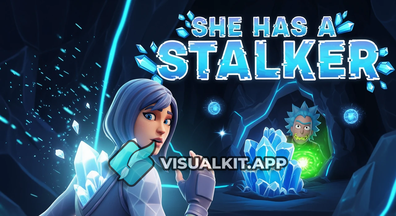 Crystal Skin Stalked by Rick Sanchez Skin - She Has a Stalker