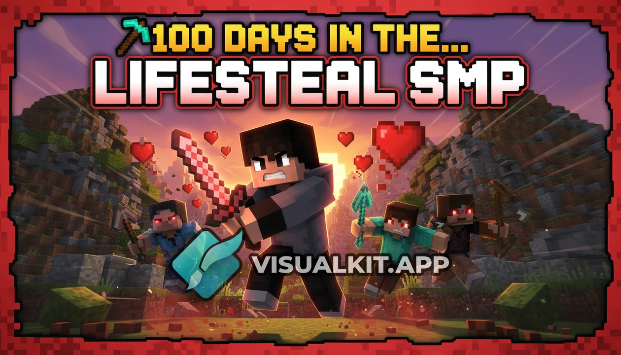 100 Days in the Lifesteal SMP - Epic Minecraft Survival Face-Off