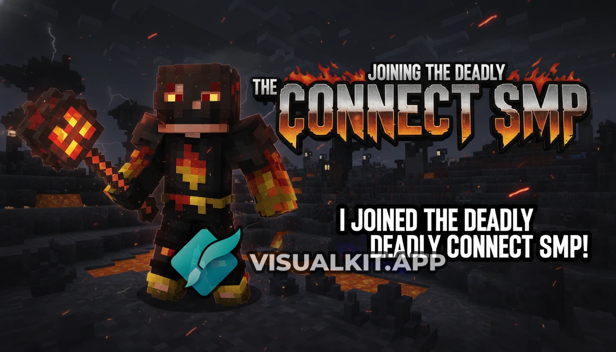 Join the Connect SMP: Full Netherite Flamefrags with Mace