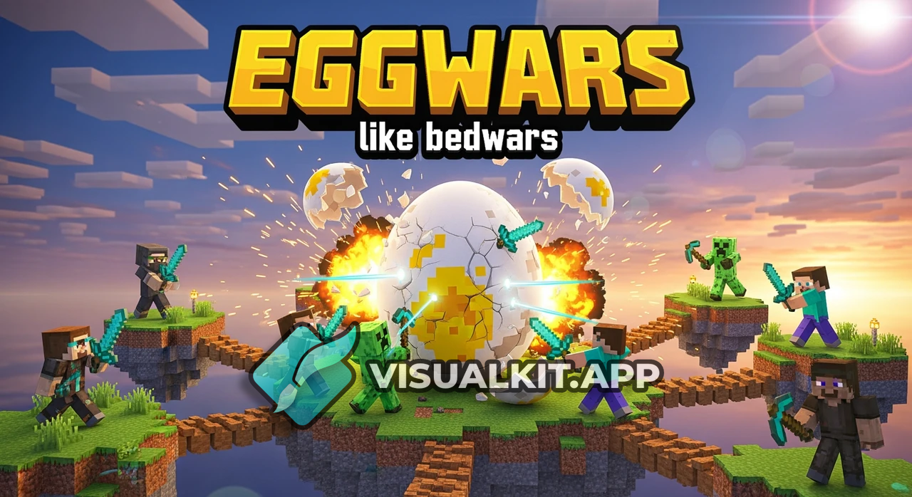 I'm Playing EggWars Like BedWars — It's an Egg! (Minecraft)
