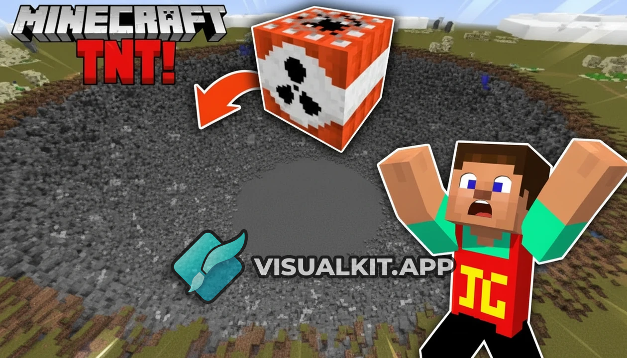 1st image is a sample — pic2 background & pic3 character (Minecraft)