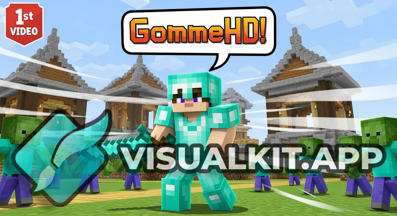 1st Video and I Play GommeHD - Minecraft Debut Gameplay Reveal