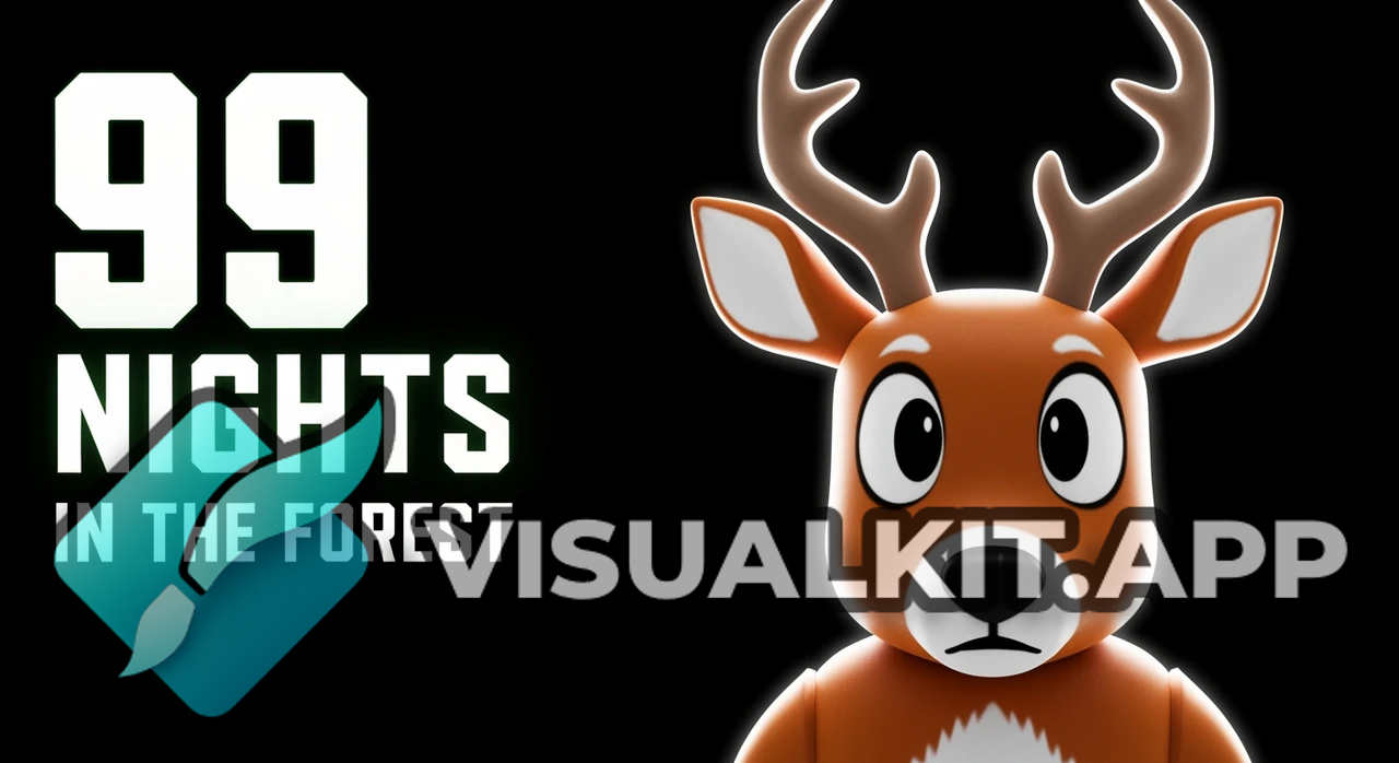 Roblox: 99 Nights in the Forest — Deer Staring at Screen