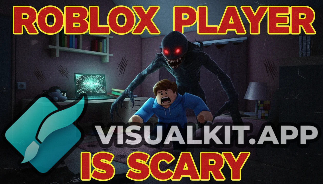 roblox player is scary - intense face reveal thumbnail