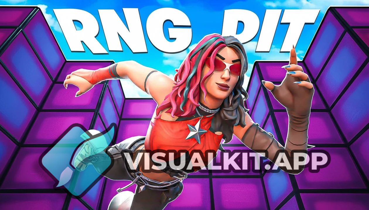 Fortnite RNG PIT Thumbnail - Punk Leaper, Pink-Black Hair, Cubes