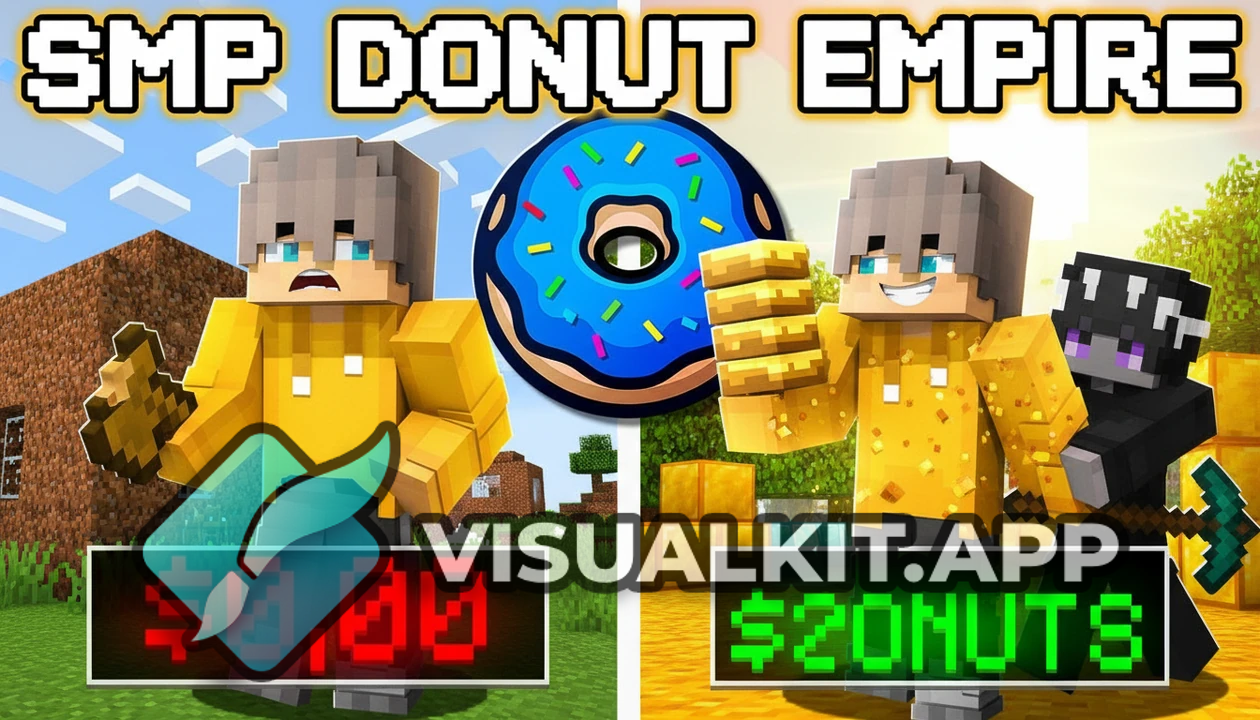 Minecraft: 0M to 20M in SMP Donuts — Wealth Progression