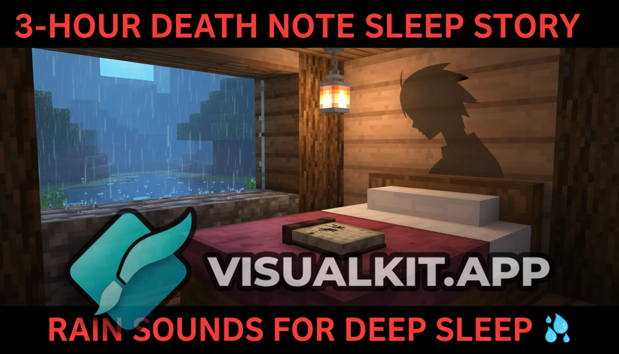 Minecraft Death Note Sleep Story – 3-Hour Rain Ambience