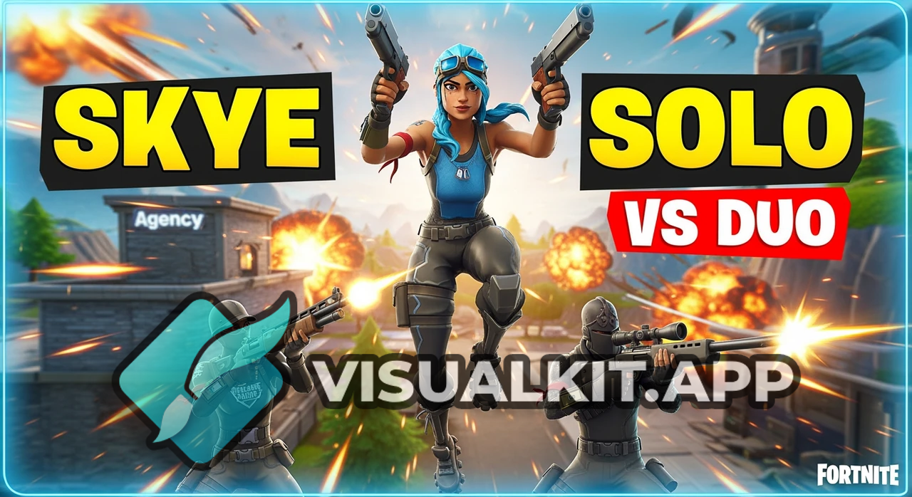 Chapter 2 Remix: Skye Solo vs Team of Two - Fortnite Clutch