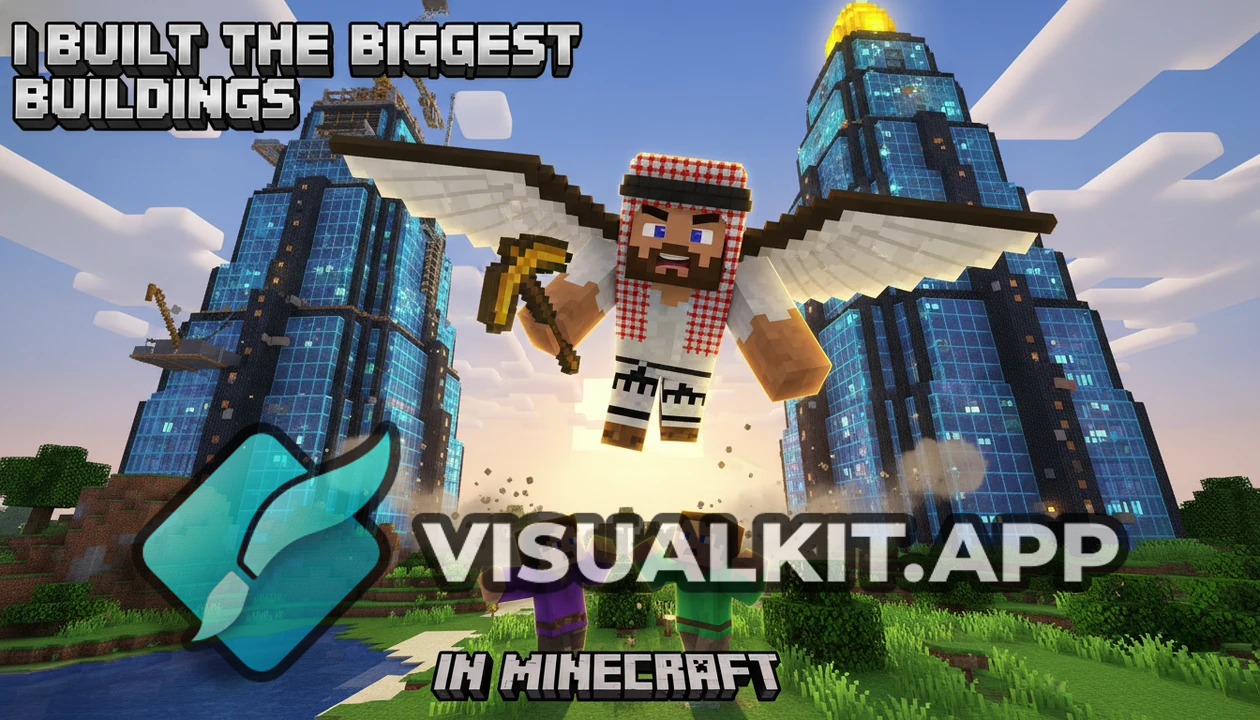 I Built the Biggest Buildings in Minecraft: Epic City Reveal