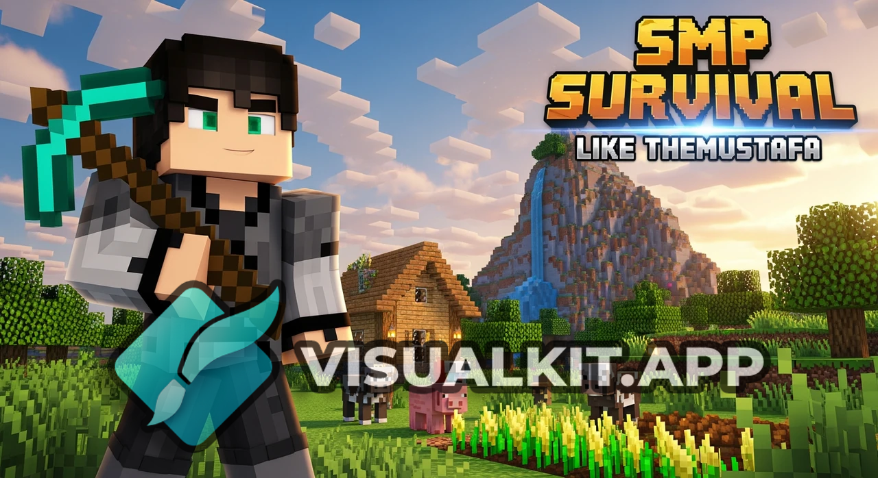 SMP Survival Like THEMUSTAFA - Minecraft Diamond Starter