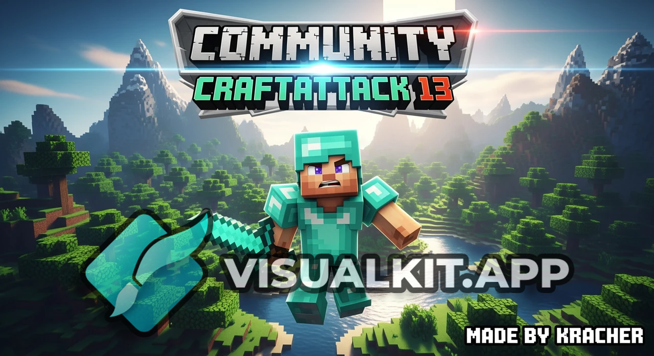 Communtiy CraftAttack 13 Kurzfilm — Minecraft Kurzfilm Poster